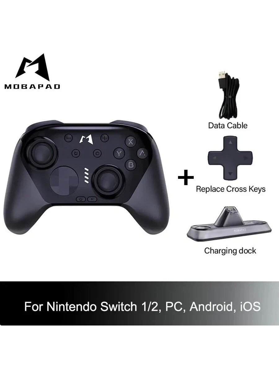MOBAPAD CHITU 2 Pro 2 HD Bluetooth-контроллер с зарядной док-станцией для Nintendo Switch 1/2 PC Android iOS Gamepad