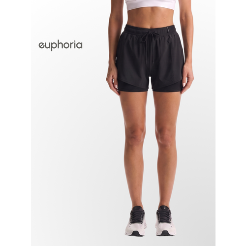фото Шорты спортивные euphoria, размер m, черный