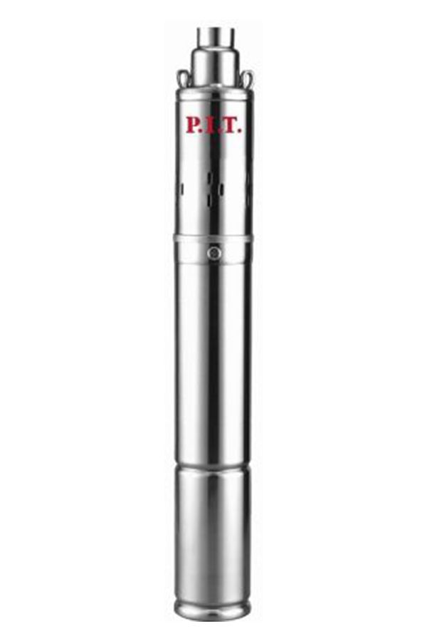 Насос скважинный P.I.T. PSW750-T, 750Вт, напор 100м, произ-ть 30л/мин, нерж, терм. защ, винтовой