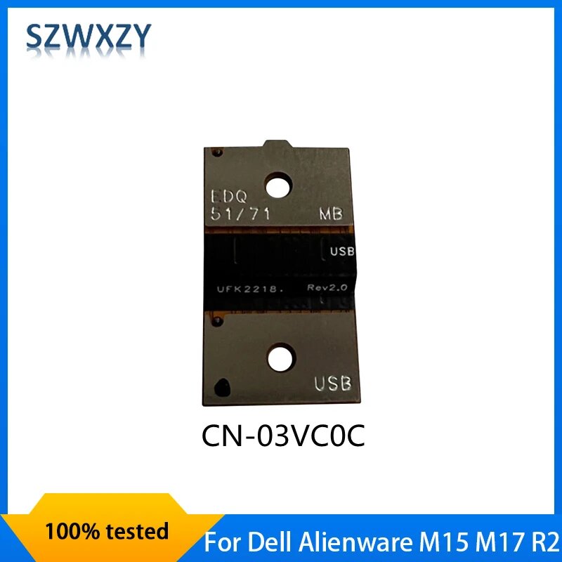 SZWXZY для Dell Alienware M15 M17 R2 VGA гибкий кабель CN-03VC0C 03VC0C 3VC0C Быстрая доставка