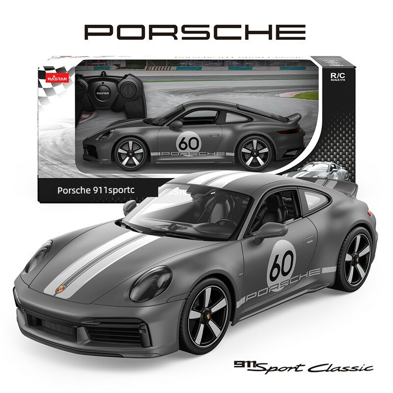 Porsche 911 Sport Classic 1:16 Масштабная Радиоуправляемая Машина RC для Мальчиков - Коллекционная Гоночная Модель
