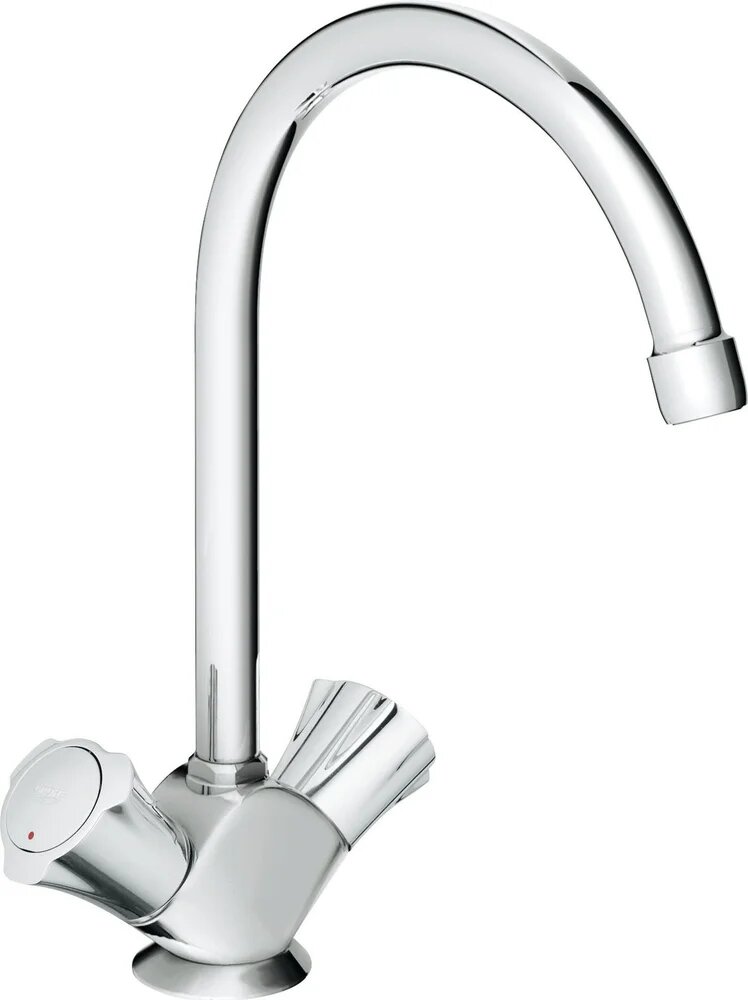 Смеситель для кухни Grohe Costa L 31831001 с поворотным изливом, хром, глянцевый, вентильный, латунный