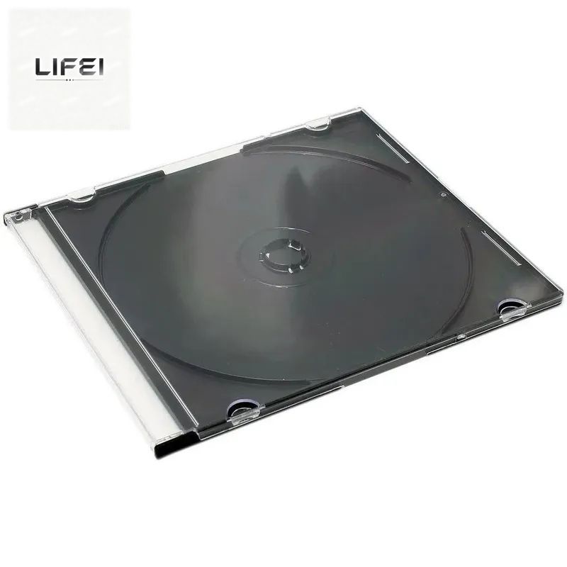 Коробка CD Slim 1 диск чёрный, 5мм, упаковка 1 штука