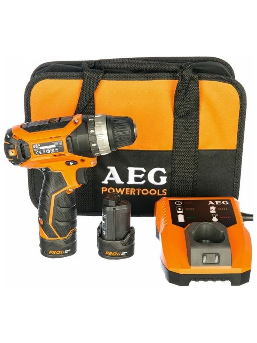 Аккумуляторная дрель-шуруповерт AEG BS 12C2 LI-202B 4935448465