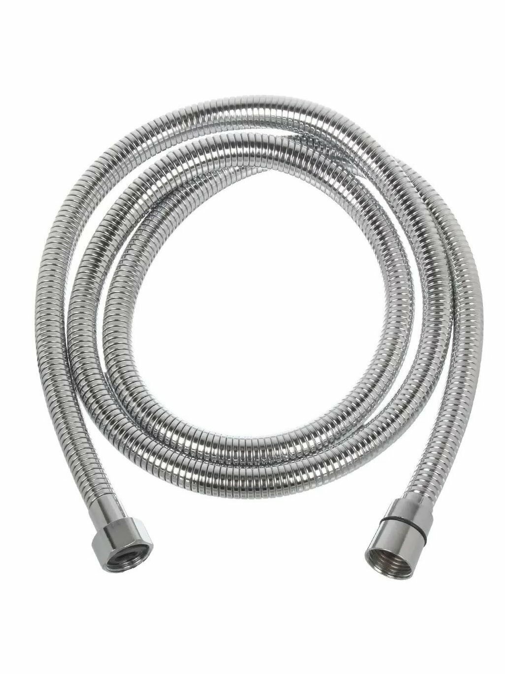 Шланг для душа ComfortFactor, нержавеющая сталь, 150–200 см, 1/2 дюйма, хром, ИМП-ИМП