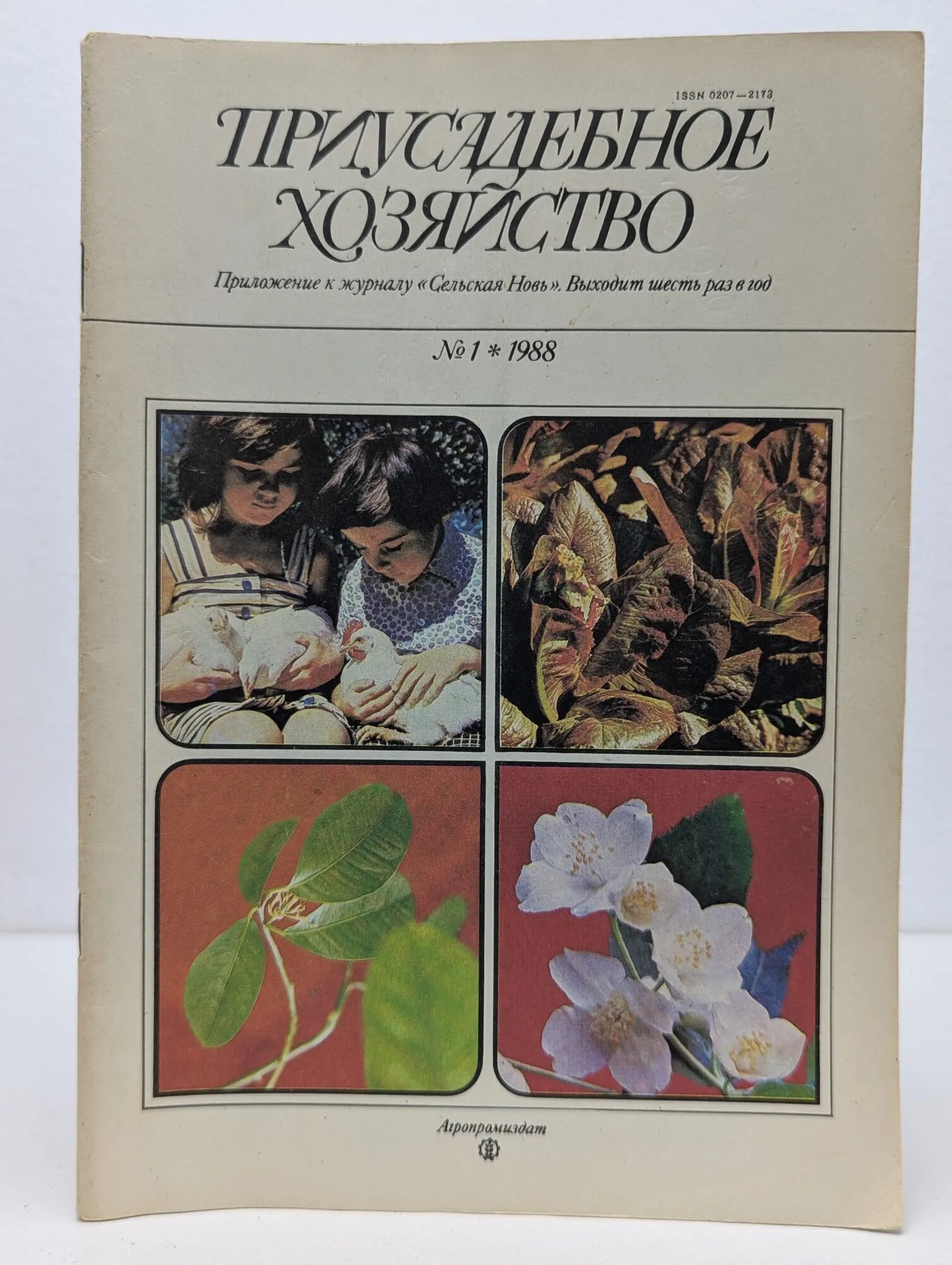 Приусадебное хозяйство. Выпуск № 1/1988 Сборник 1988