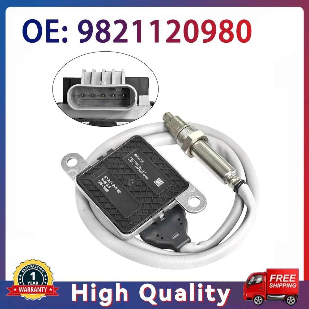 Датчик оксидов азота NOx для Citroen C3 C4 5008 Peugeot 208 308 1.6 2.0 HDi 9821120980 9675358480 5WK96746A