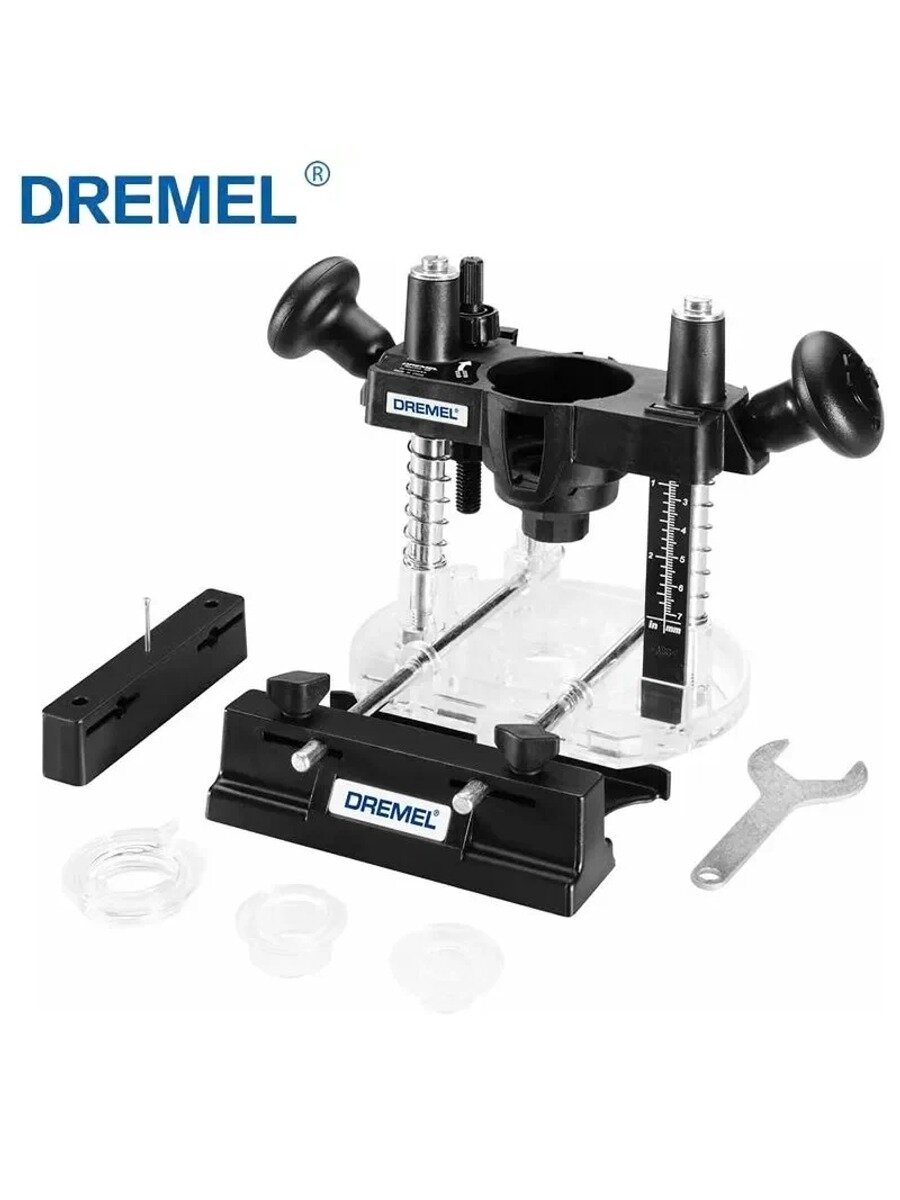 Погружная база для фрезера Dremel 335-01, Насадка для погружного фрезерного станка с вращающимся инструментом
