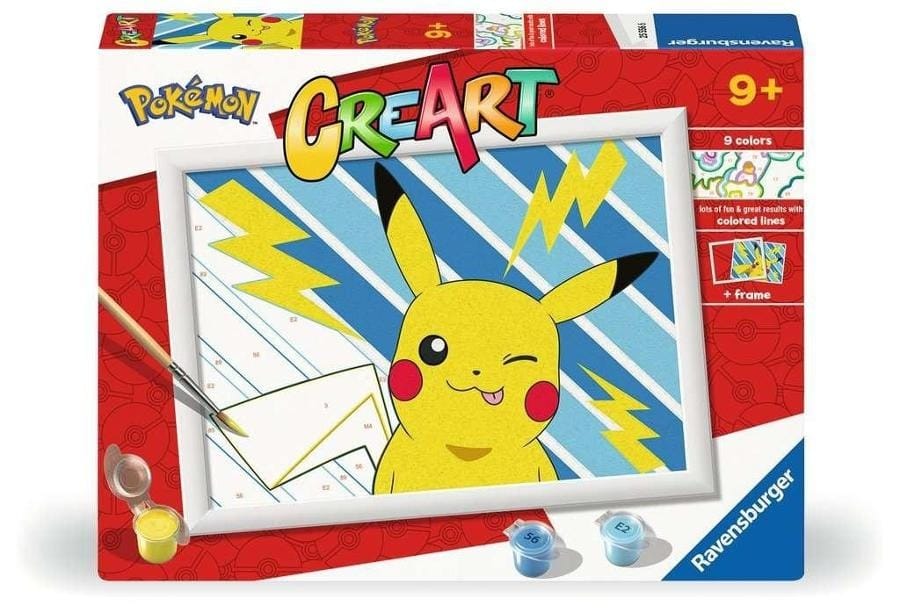 Набор для рисования, росписи Ravensburger CreArt Пикачу, размер 24x18 см, для детей
