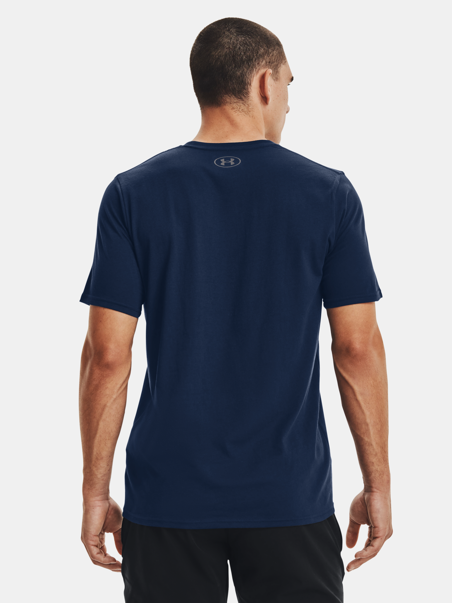 Футболка спортивная Under Armour Sportstyle Logo, 1 шт., размер SM, синий — фото 1