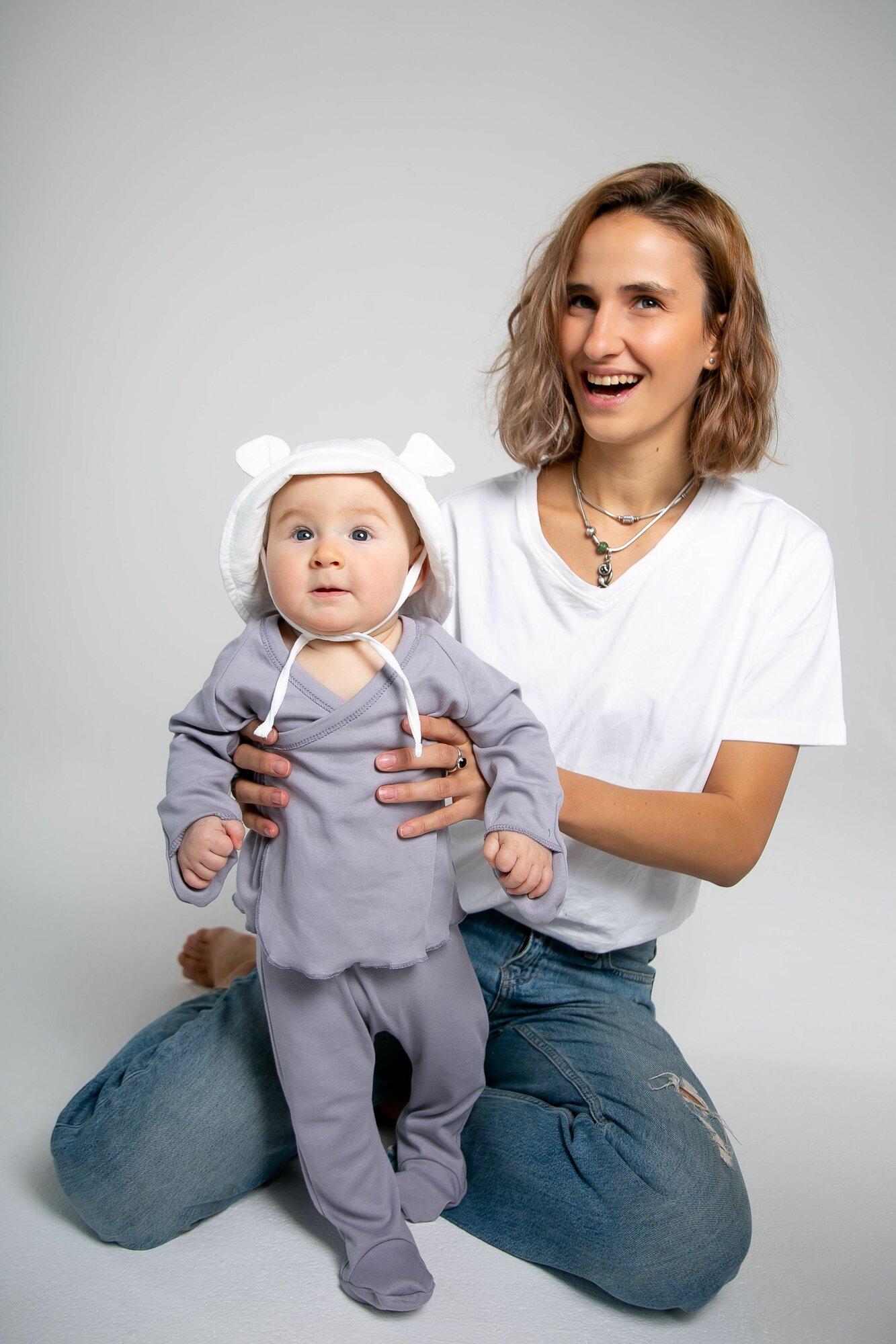 Шапка с завязками BABYSTORE панамка, 1 шт
