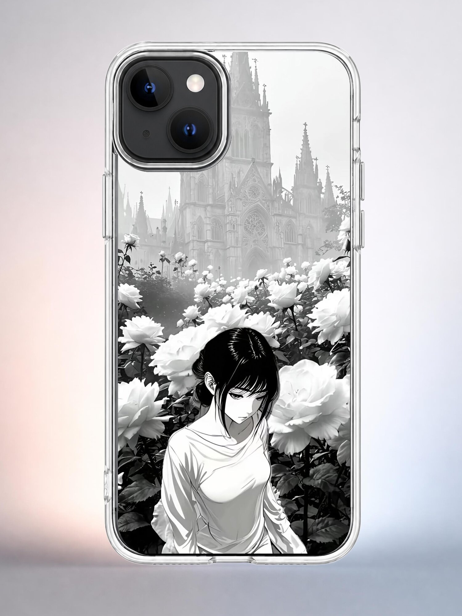 Чехол iPhone 13 Девушка в Y2K Indie Sleaze