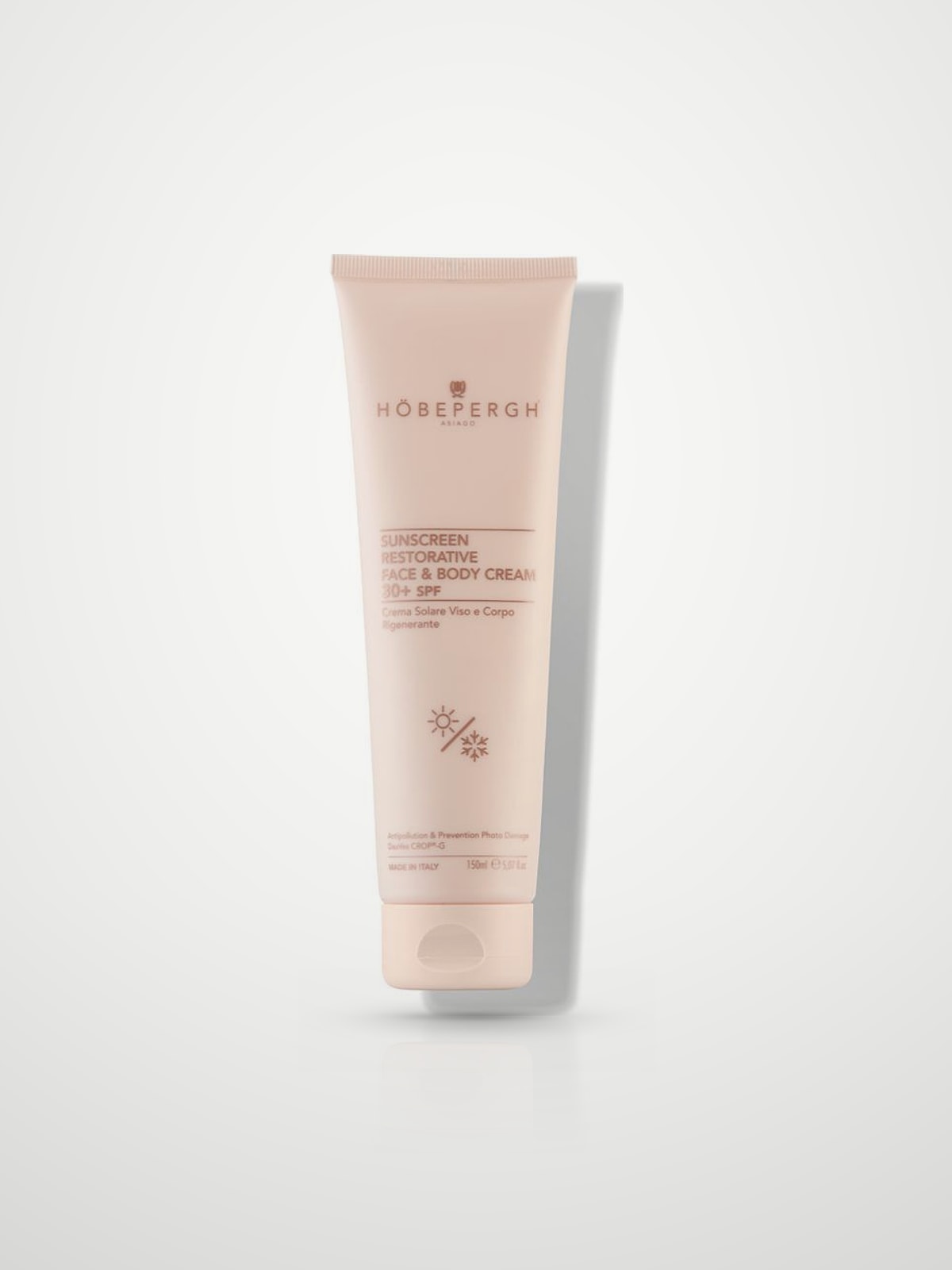 HOBE PERGH Sunscreen Restorative Face & Body Cream 30+ SPF 150 мл - солнцезащитный восстанавливающий крем для лица и тела с SPF 15