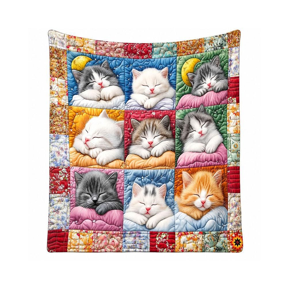 Плед с кошками для просмотра телевизора, из фланели, 130x150 см