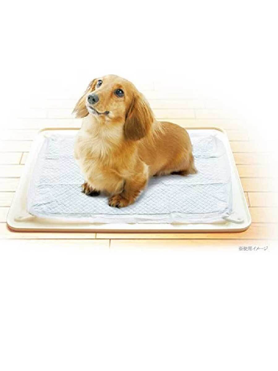 Коврик-лоток Japan Premium Pet силиконовый для собачьих пелёнок, бежевый.