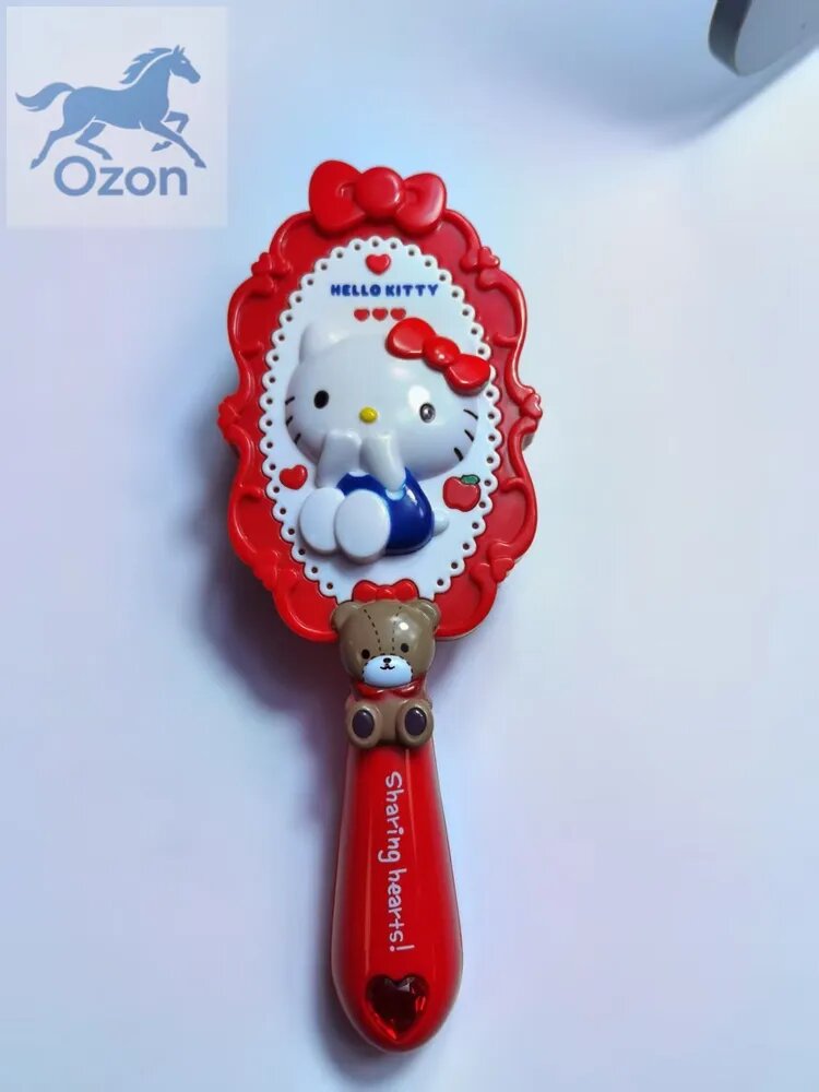 Расческа Sanrio Kuromi, Hello Kitty, My Melody, воздушная расческа для волос