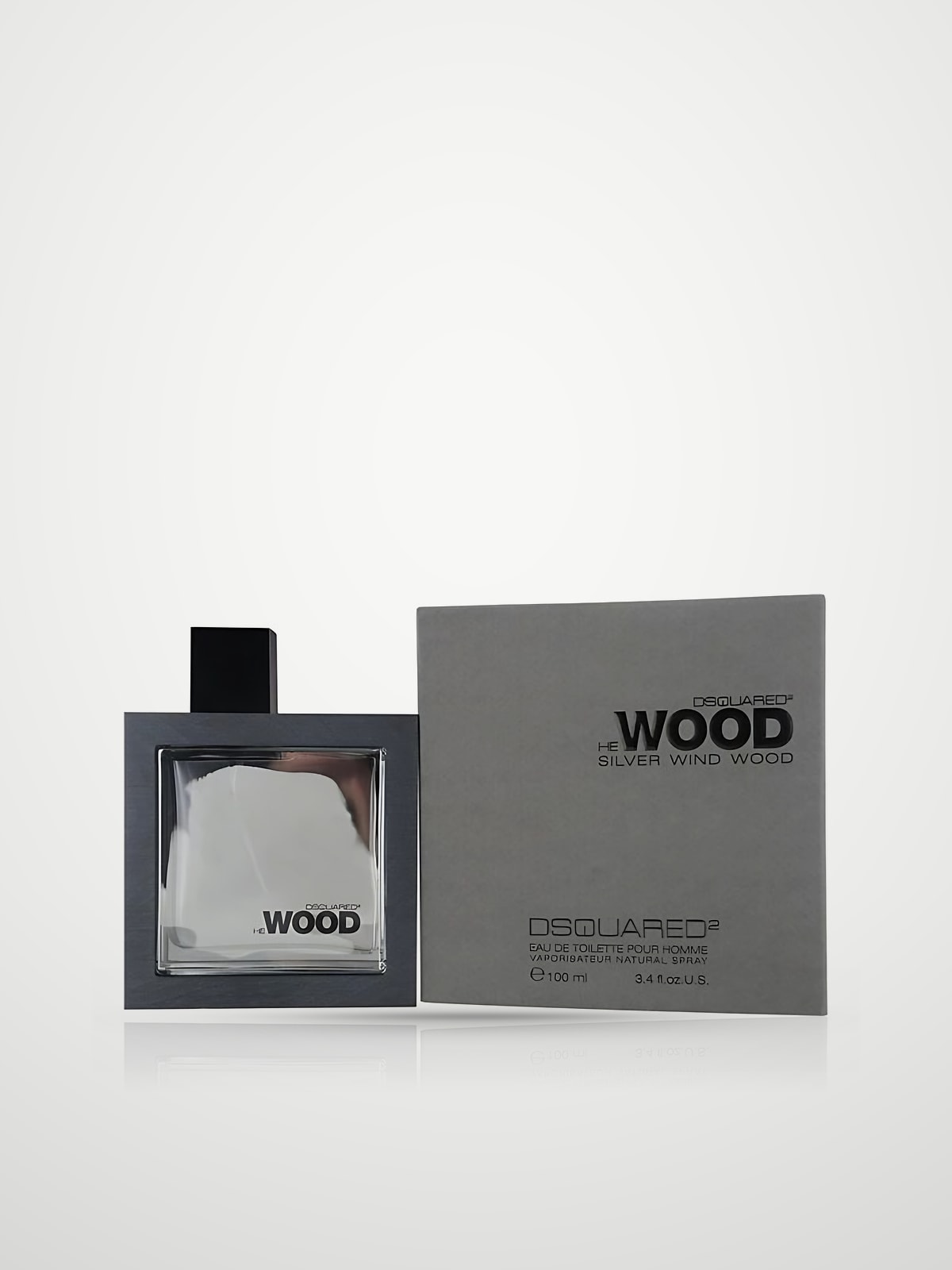 DSQUARED2 He Wood Silver Wind Wood Pour Homme Туалетная вода мужская 100ml