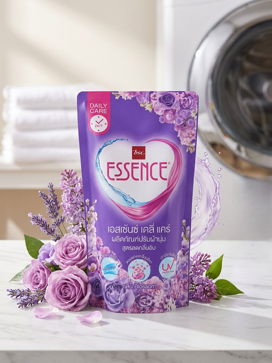 Кондиционер для белья LION Essence Blossom Аромат весеннего луга 0,6 л запаска