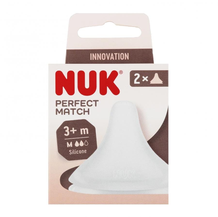 Соска NUK Perfect Match, силиконовая, размер M, 2 шт.