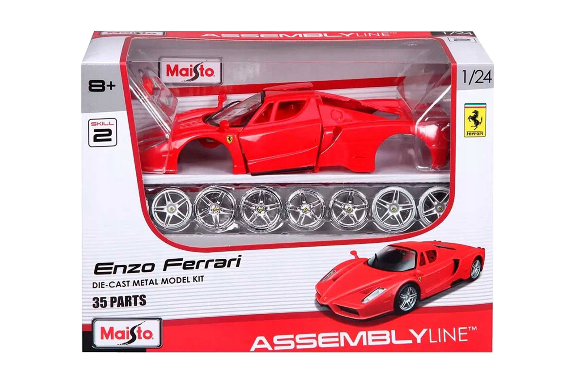 Модель сборная MAISTO Ferrari enzo 2006 red / феррари энцо красный (сборка без клея)