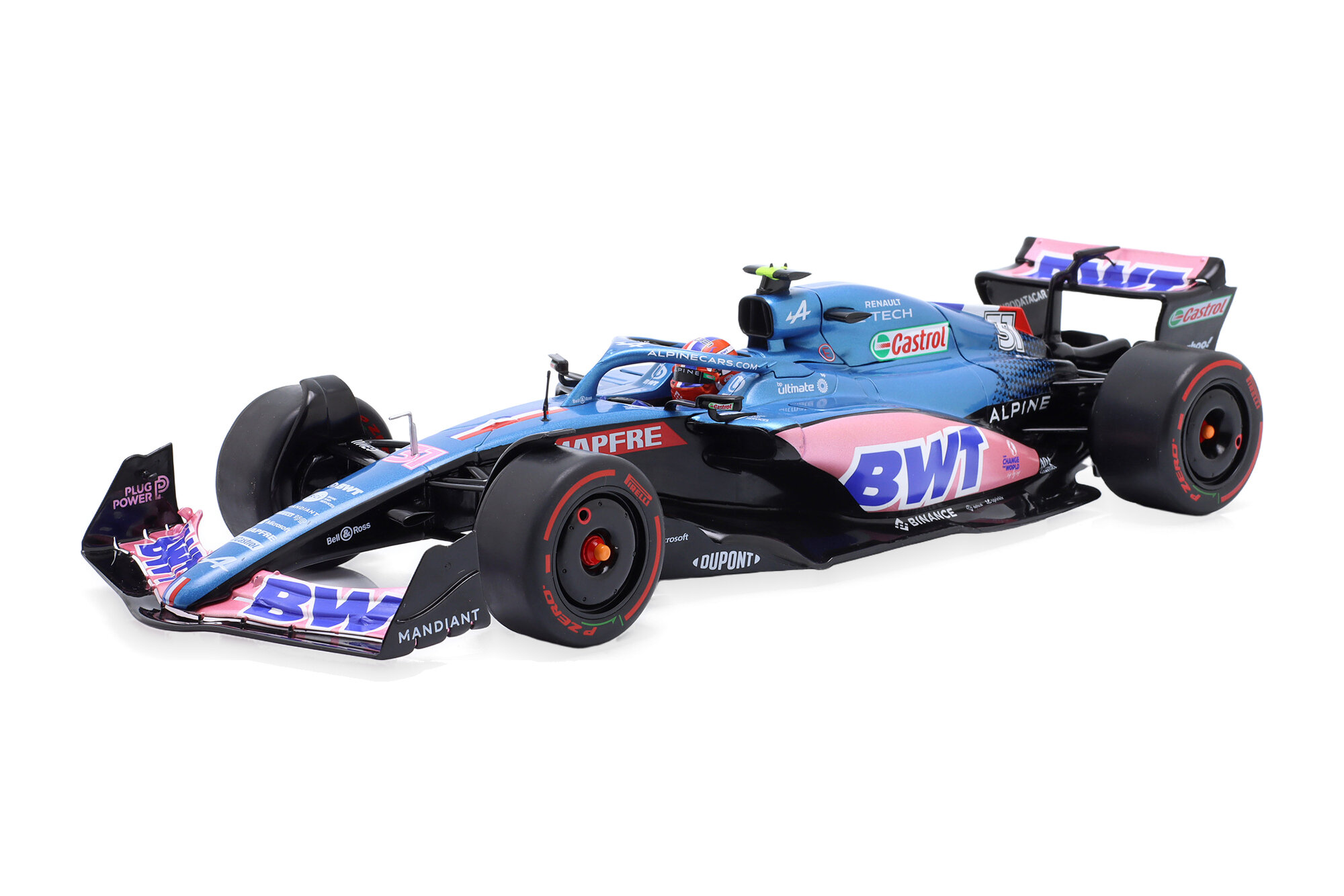 Модель коллекционная SOLIDO Alpine A522 gp australia ocon 2022 / альпин А552 эстебан окон
