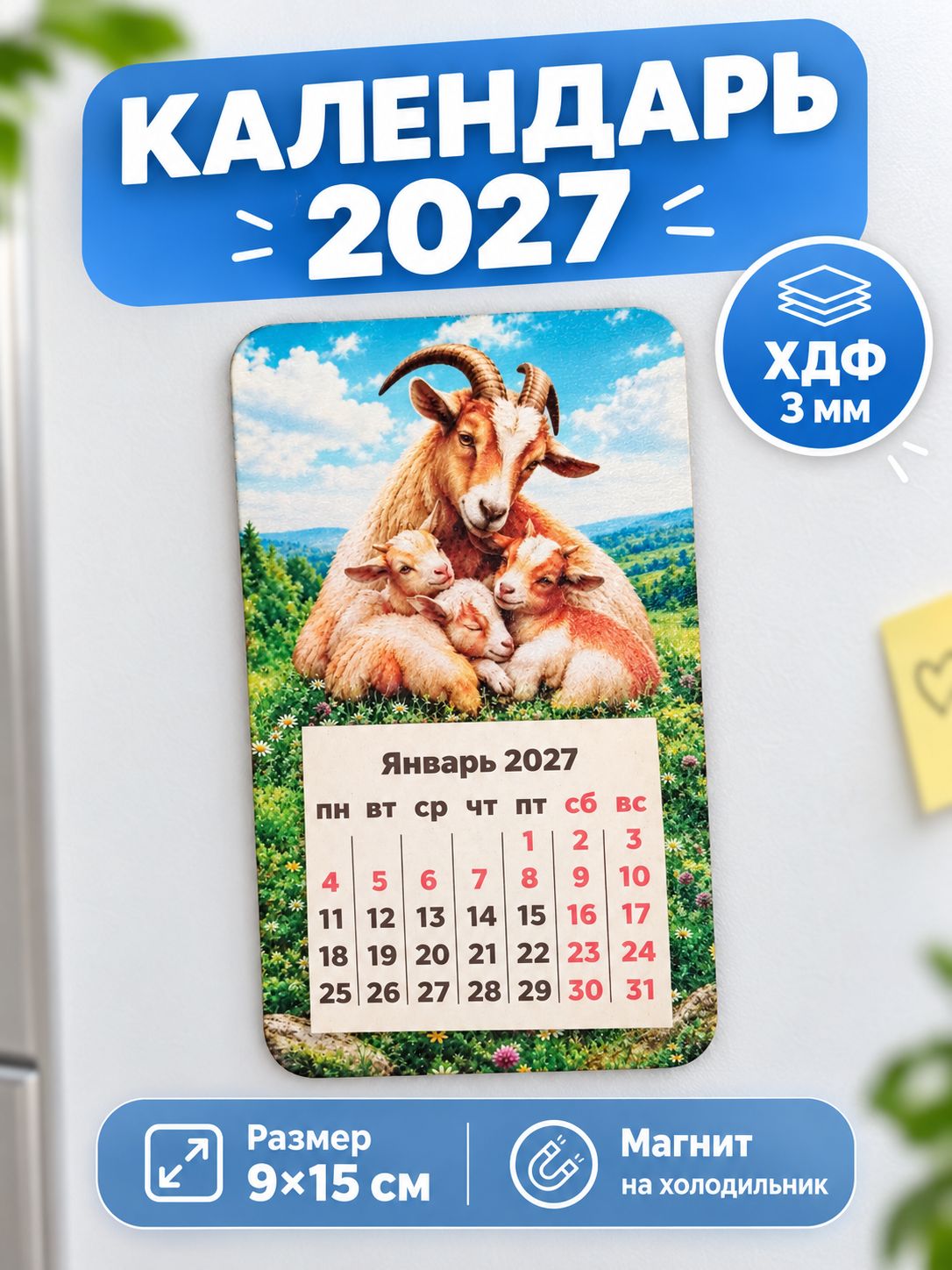 Календарь на магните "Символ года"