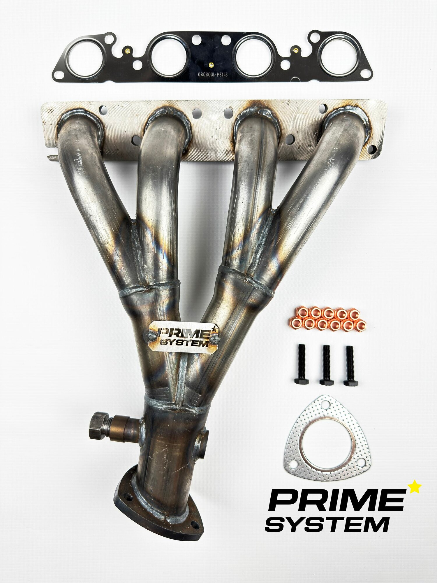 Выпускной коллектор паук 4-2-1 Prime System 16ть клапанов (вставка замены катализатора) комплект установки