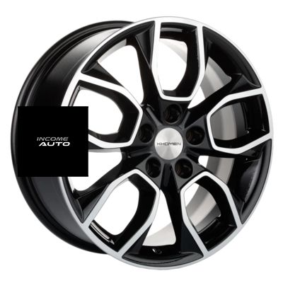 Колесный диск Khomen Wheels KHW1713 (Geely Atlas Pro) 7x17 Black-FP