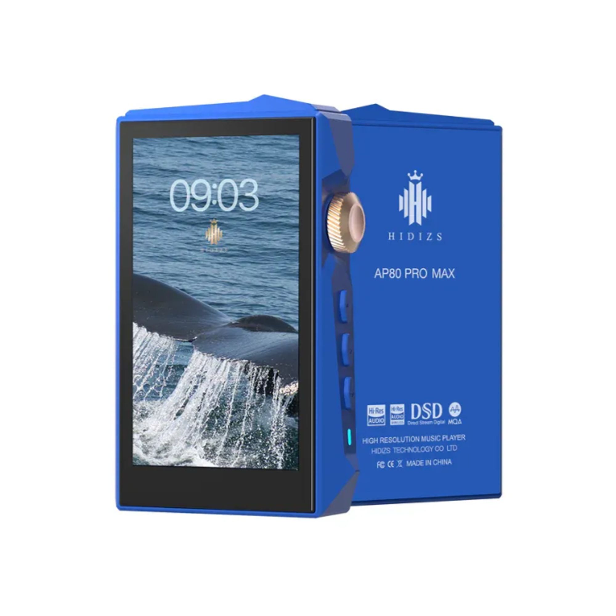 Hidizs портативный Hi-Fi плеер AP80 Pro Max, Hi-Res стриминговый, синий