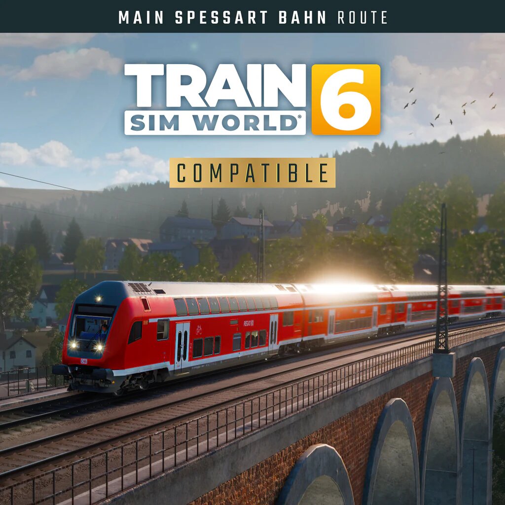 Дополнение Train Sim World 6: Main Spessart Bahn: Aschaffenburg - Gemünden, цифровое издание PlayStation 4 и PlayStation 5, регион Индия / код пополнения баланса