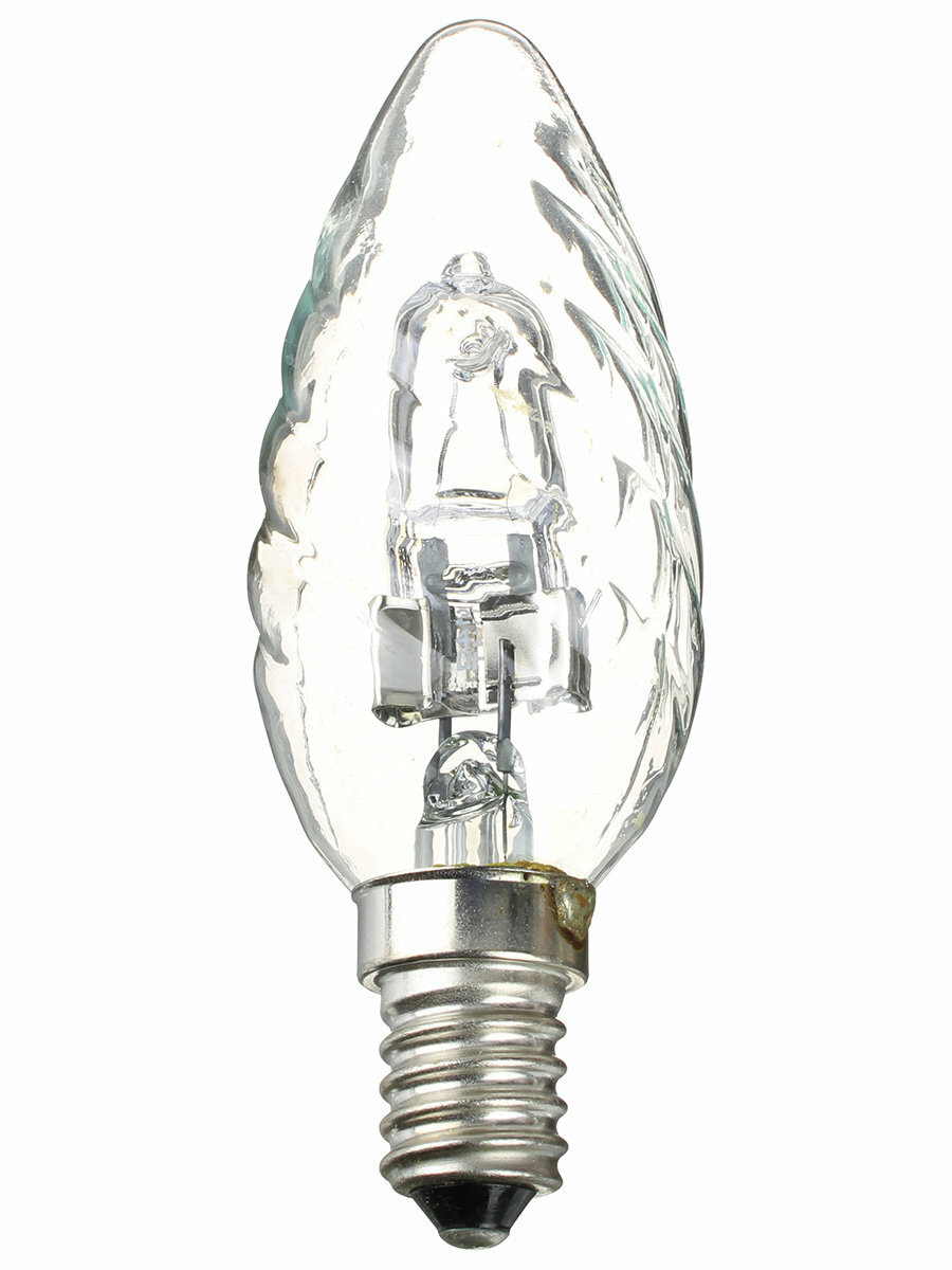 Лампа E14 42W 230В Philips, галогенная свеча витая
