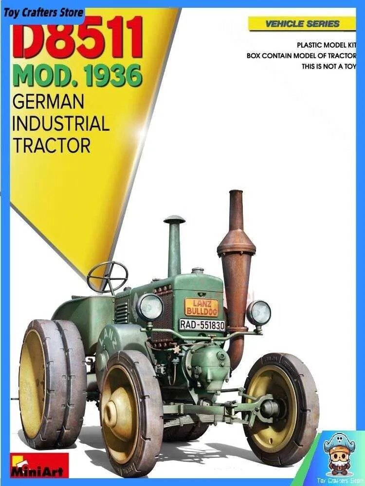 Miniart MA24005 1/35 Немецкий промышленный трактор D8511. 1936
