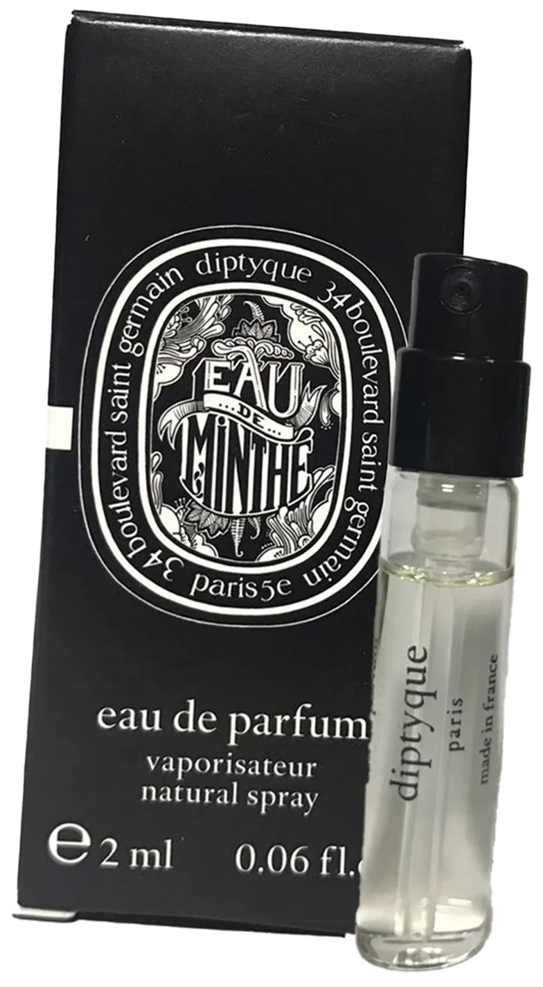 Парфюмерная вода Diptyque Eau De Minthe пробник 2 / Диптик О Де Минте миниатюра / Сэмпл перед покупкой полного флакона