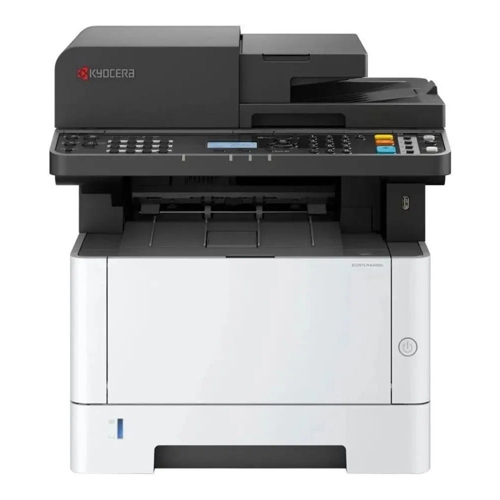 МФУ Kyocera ECOSYS MA4000x (Азия) , P/C/S, ч/б лазерный, A4, 40 стр/мин, 1200x1200 dpi, 512 Мб, USB 2.0, Network, лоток 250 л, Duplex, автопод, старт. тонер 3600 стр.