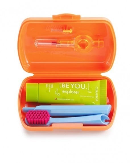 Зубная щетка Curaprox Travel set CS 5460, оранжевый