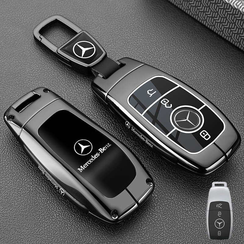 Ключевой чехол Mercedes-Benz B-Style металлический зажим гранатовый для аксессуаров роскошных автомобилей
