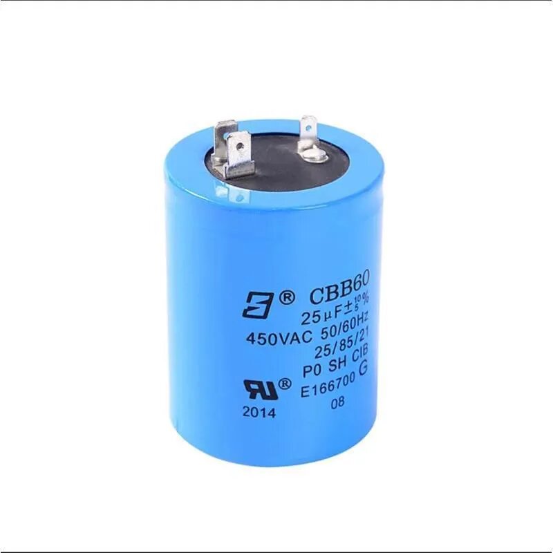 Конденсатор 25 мкф для насосов (с клеммой) Wilo INTKSL котлов BAXI, ARISTON, VIESSMANN CBB60