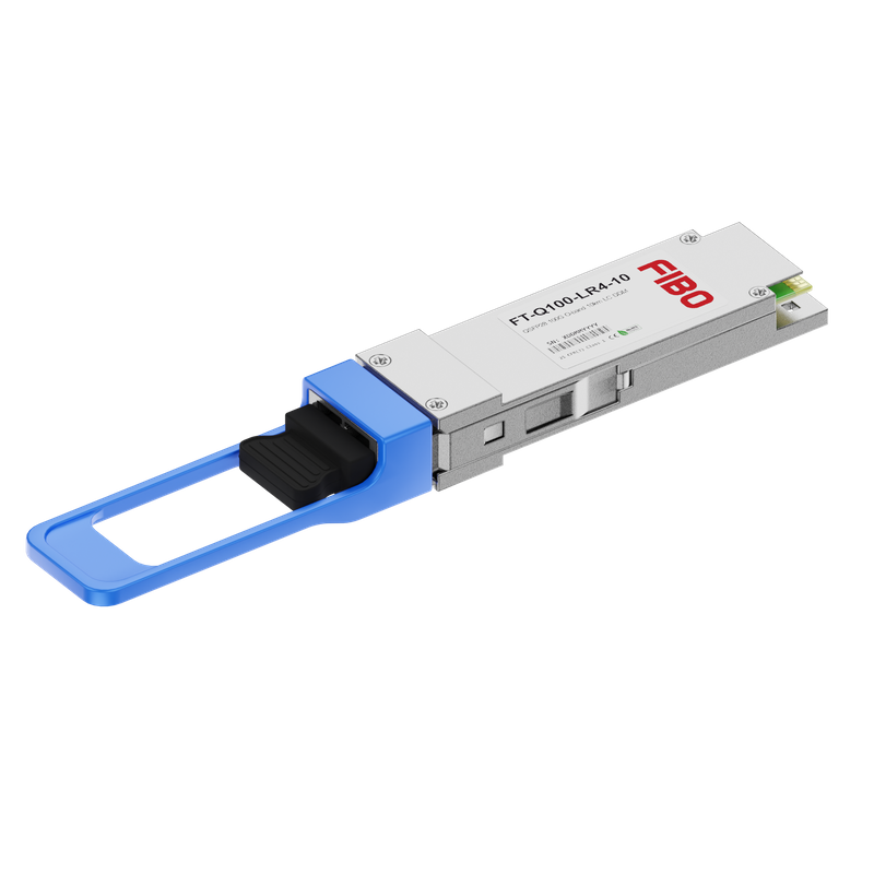 Трансивер FIBO FT-Q100-LR4-10 QSFP28 100GBASE-LR4, одномодовый, Duplex LC, до 10 км, DDM FT-Q100-LR4-10