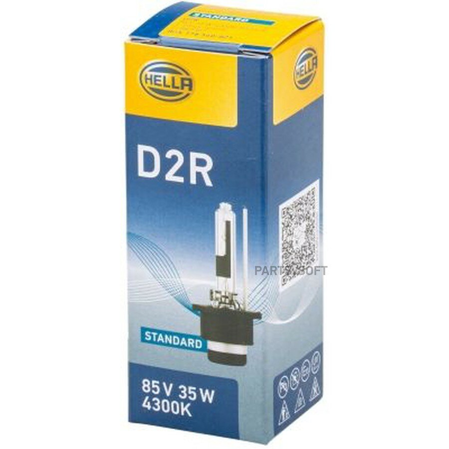 Лампа ксенон D2R 35W 4300K от официального дистрибьютора, BEHR-HELLA, артикул 8GS178560821
