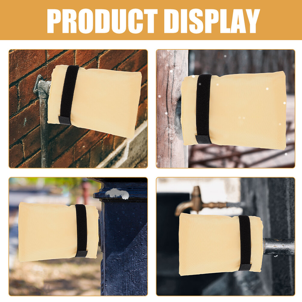 Чехол Для Крана ИзOXFORD CLOTH Антизамерзание 4 Шт Цвет Beige Размер 20.00X15.00X2.50CM