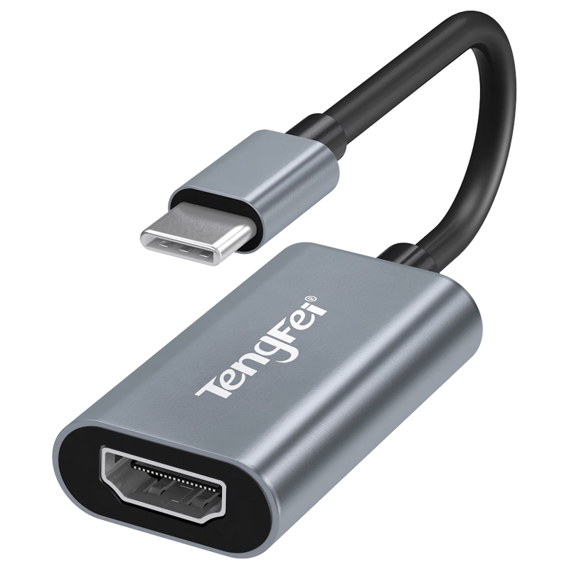Tengfei адаптер кабель Type-C к HDMI 2.1 8K60/4K144Hz для ноутбуков к проекторам и телевизорам Модель：Type-C к HDMI 2.1
