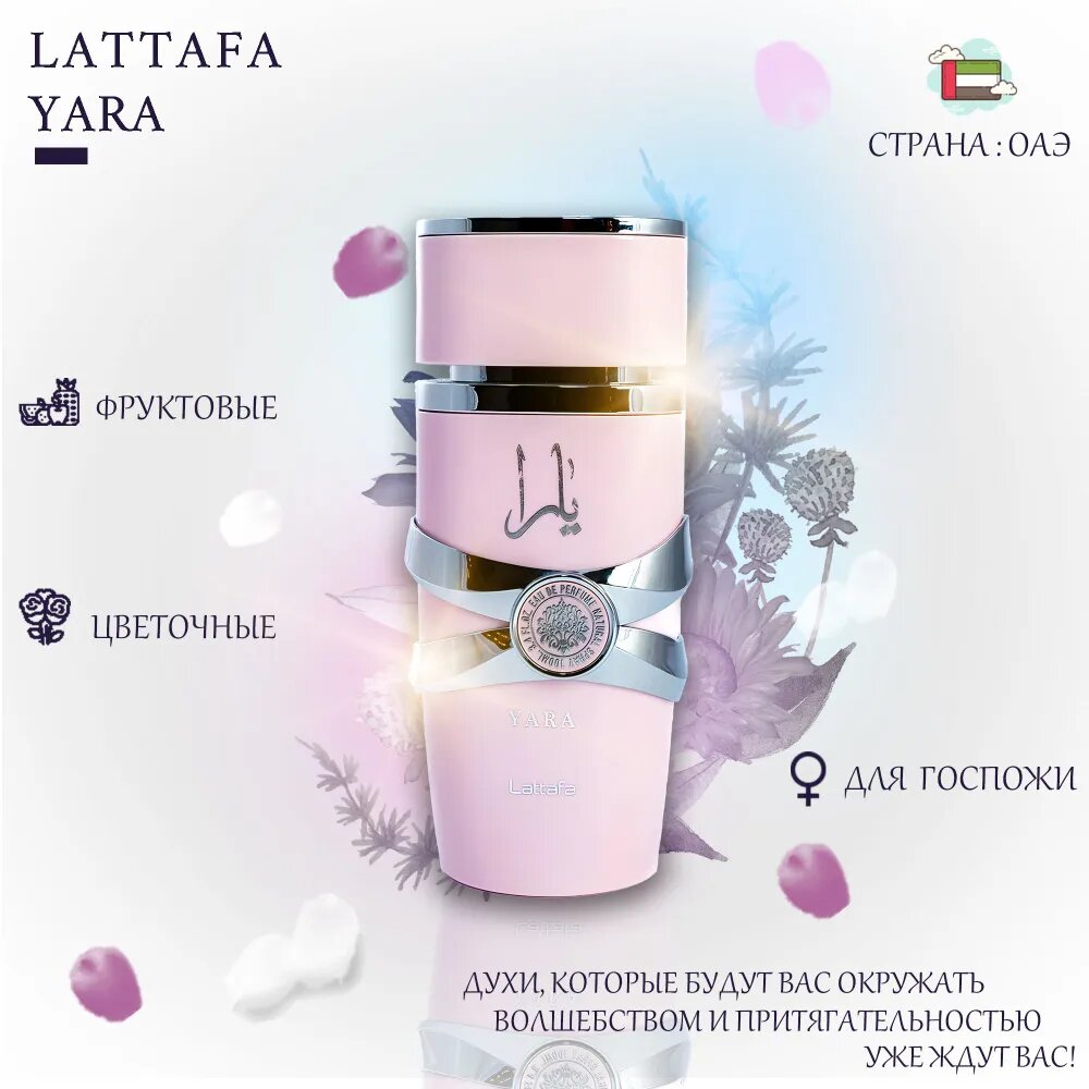 Парфюмерная вода. LATTAFA Yara