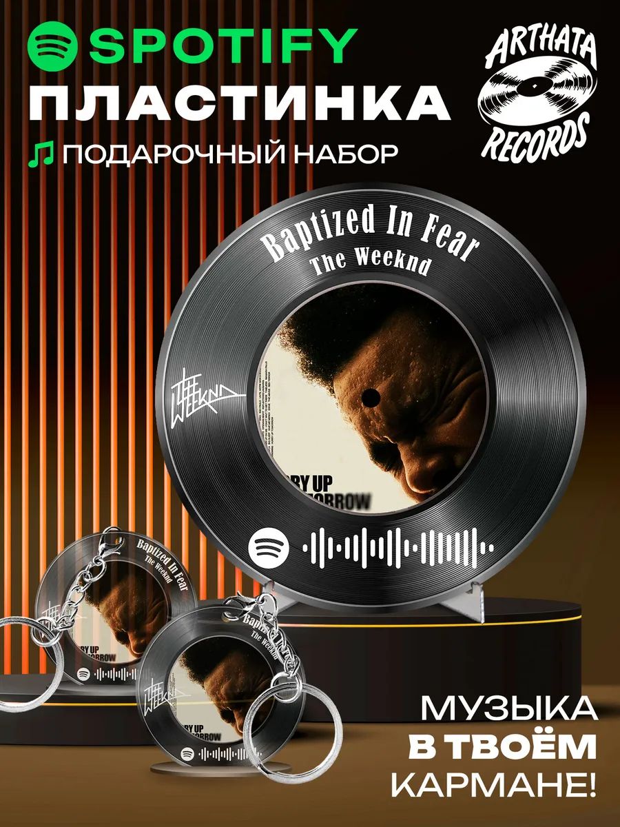 Постер The Weeknd, брелоки The Weeknd - Baptized In Fear