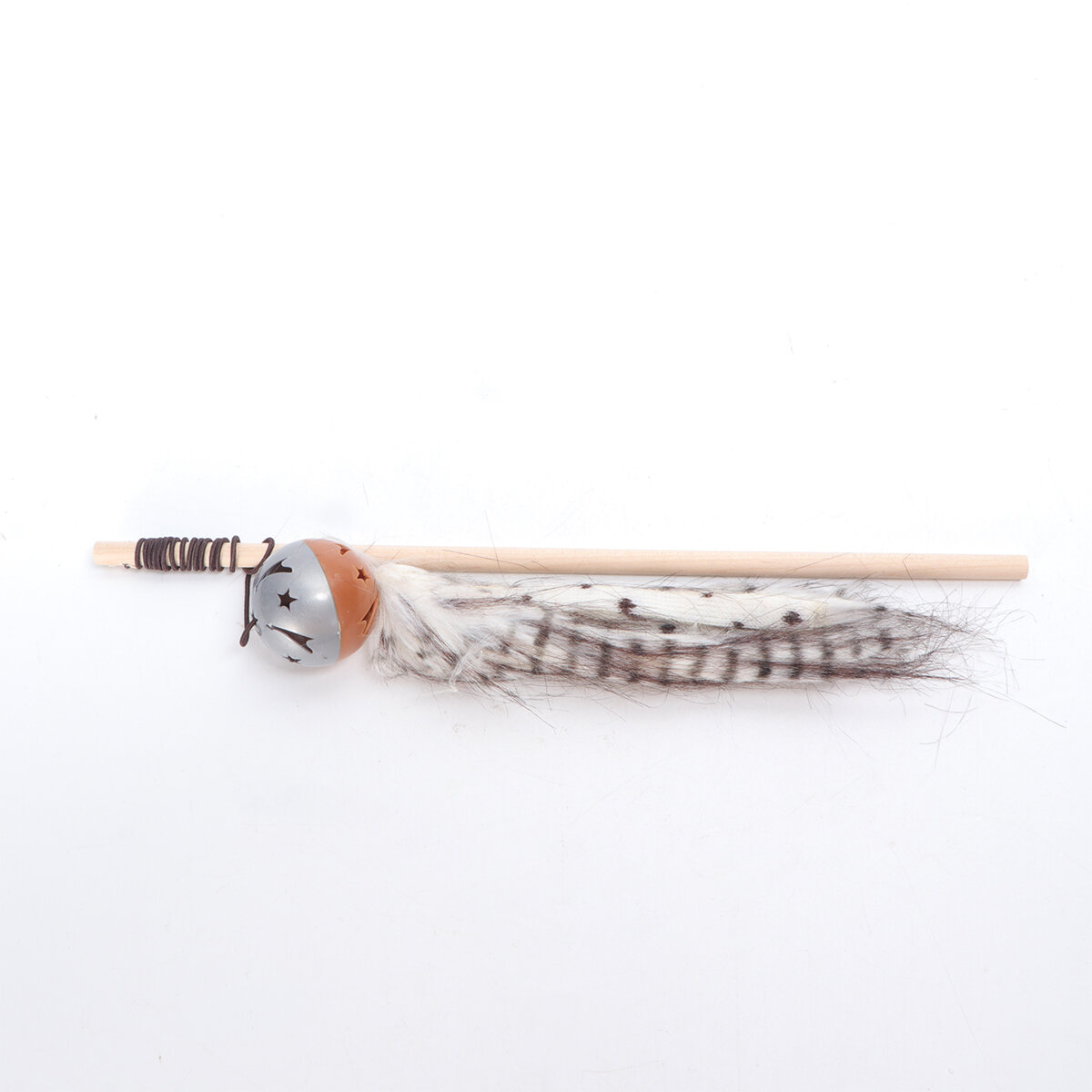Игрушка Для Кошек Деревянная Мышка С Колокольчиком 2 ШтУшки 31X5Cm
