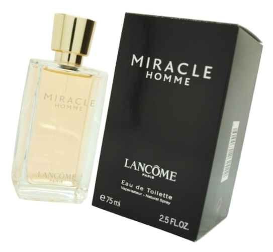 Туалетная вода Ланком Миракл мужская 75 мл - Lancome Miracle Homme парфюм для мужчин