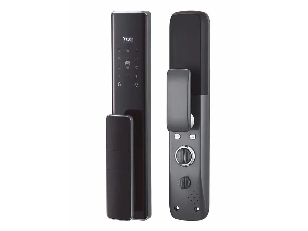 HDcom SL-912 Tuya-WiFi - биометрический электронный Wi-Fi кодовый замок на входную дверь - изготовлен из металла в подарочной упаковке