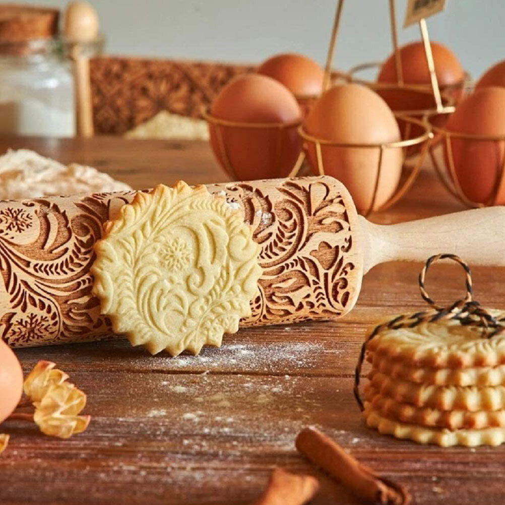 Профессиональная Доска Для Вы rolling pin с Рисунком 35X5X5CM