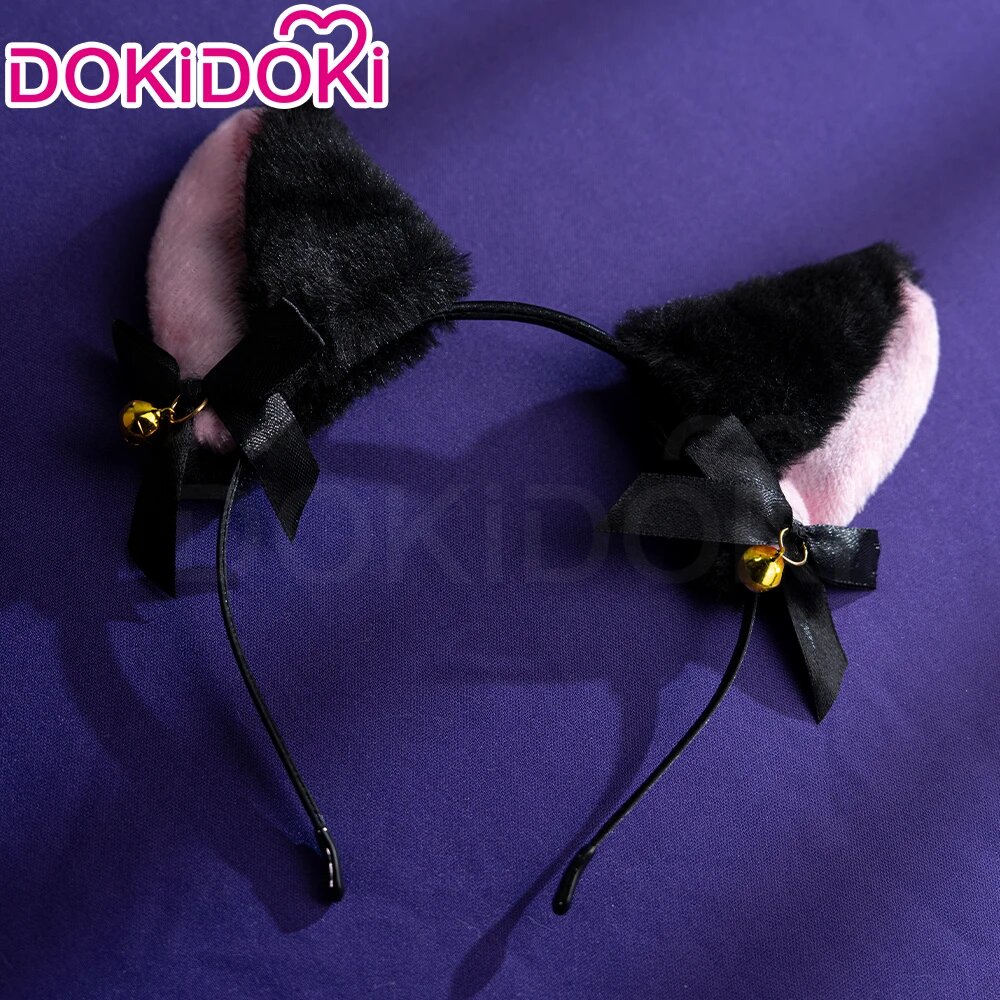 Костюм Эльфа для косплея DokiDoki Black Bell Cat Ears