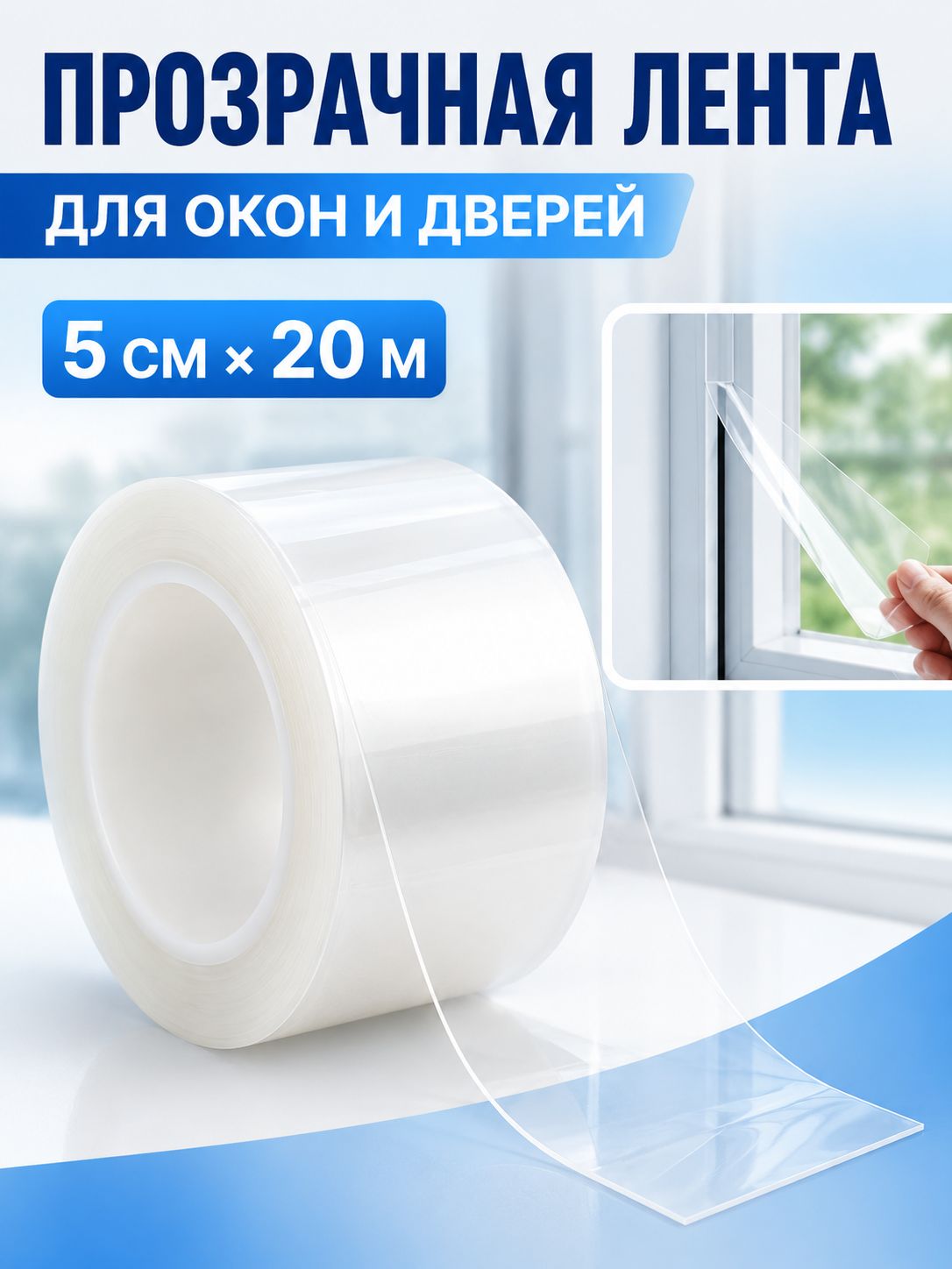 Теплолента уплотнитель самоклеящаяся для окон