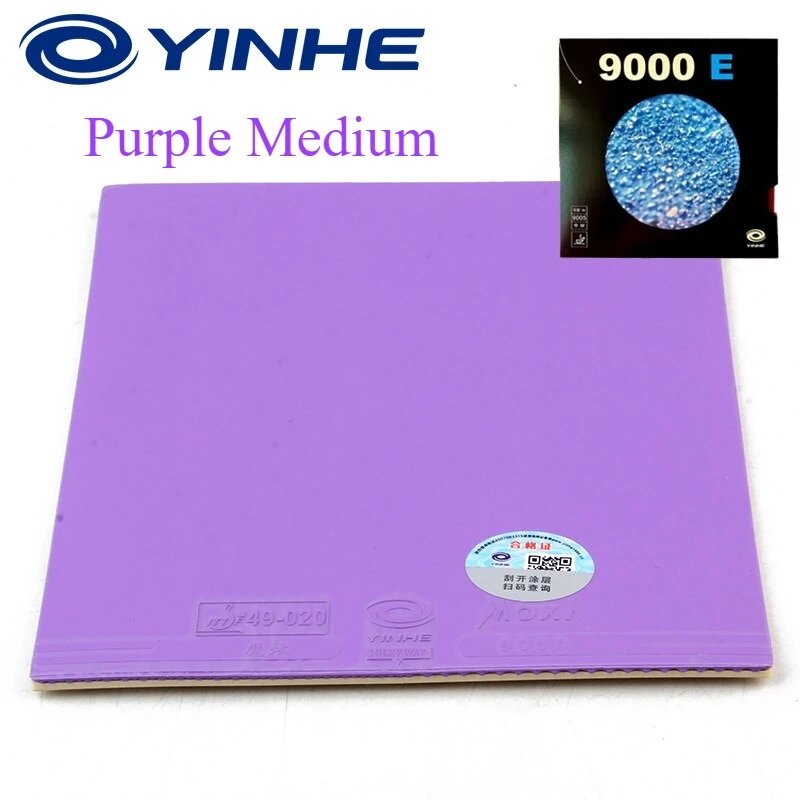 Лист резины для настольного тенниса YINHE 9000E MERCURY II Фиолетовый, Purple Medium